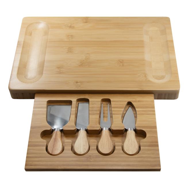 Artisan - Bamboo Cheese Board & Knife Set